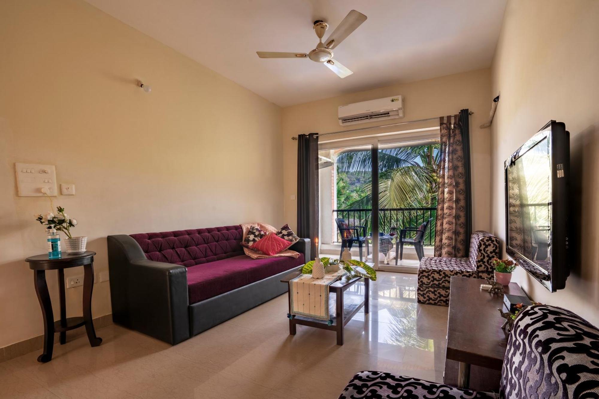 Goa Chillout Apartment - 1Bhk, باغا المظهر الخارجي الصورة