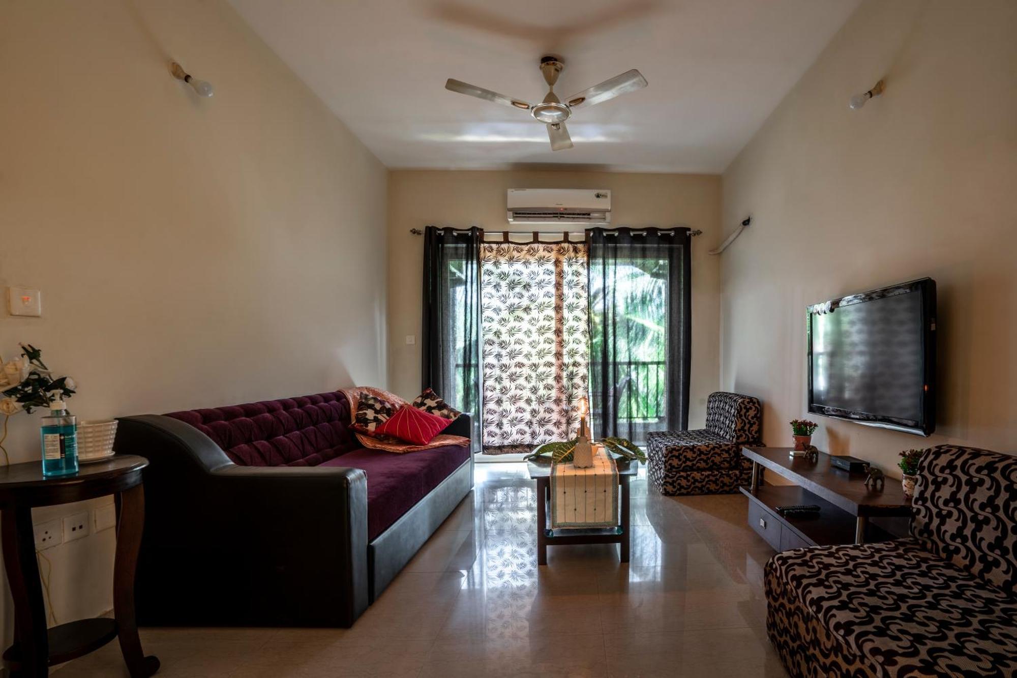 Goa Chillout Apartment - 1Bhk, باغا المظهر الخارجي الصورة